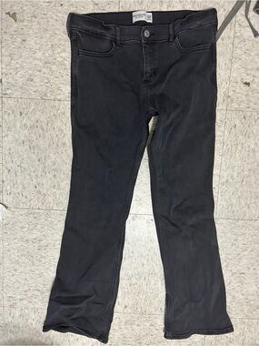 Abercrombie Kids Black Low-rise Bootcut Jeans